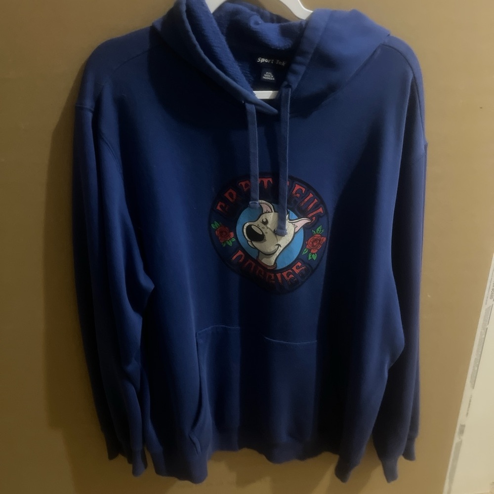 Blue Graphic Hoodie